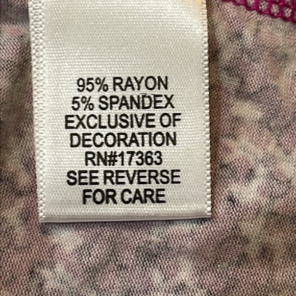 SimplyVera Vera Wang Intimates Extra Small Sleep Lounge Top only NWT Purple - Picture 12 of 12